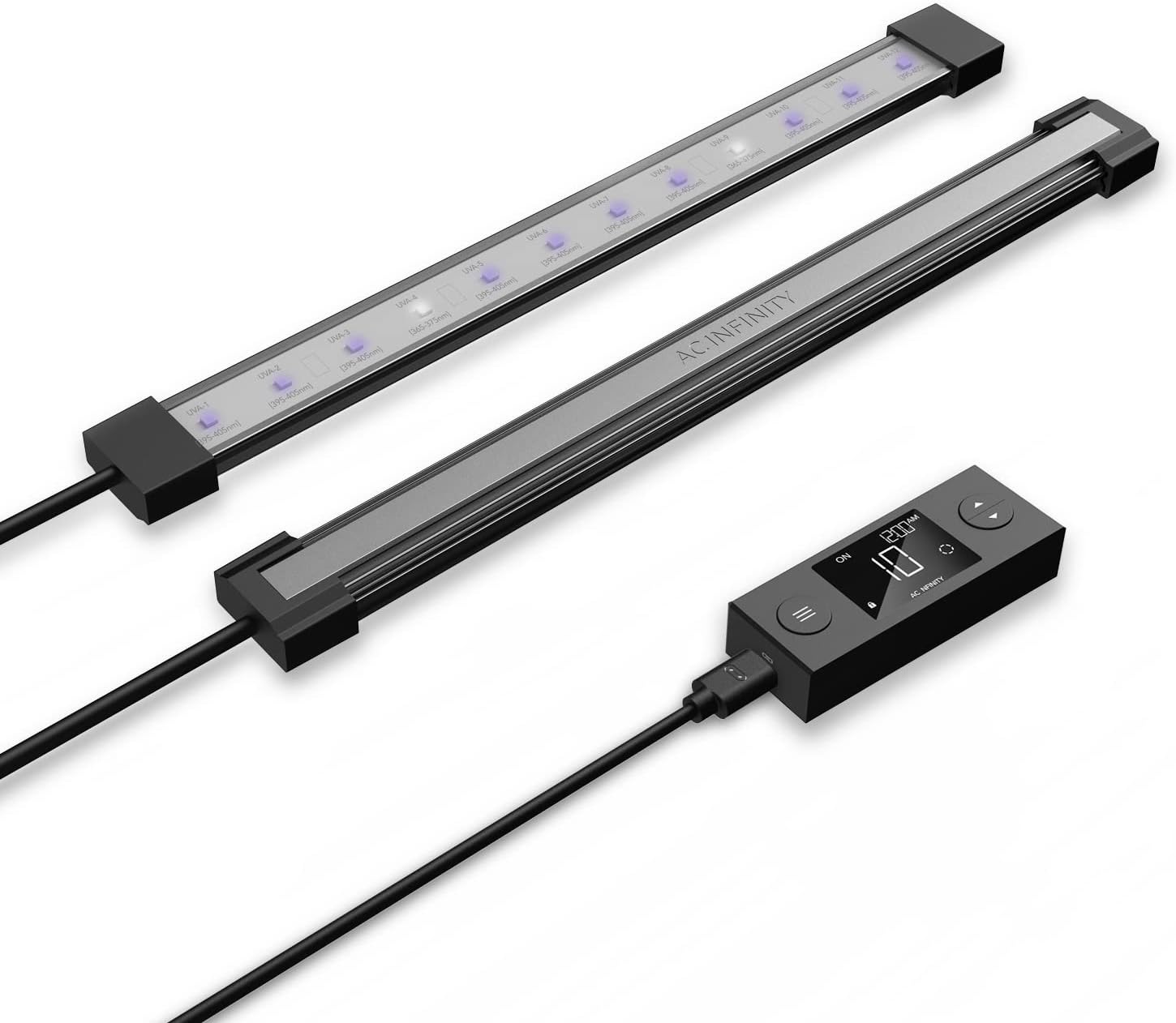 AC Infinity IONBEAM U2 UV LED Grow Light Bars for Indoor Plants