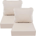 Outdoor Deep Seat Cushions 23.5in x 25.5in + 23.5in x 19in