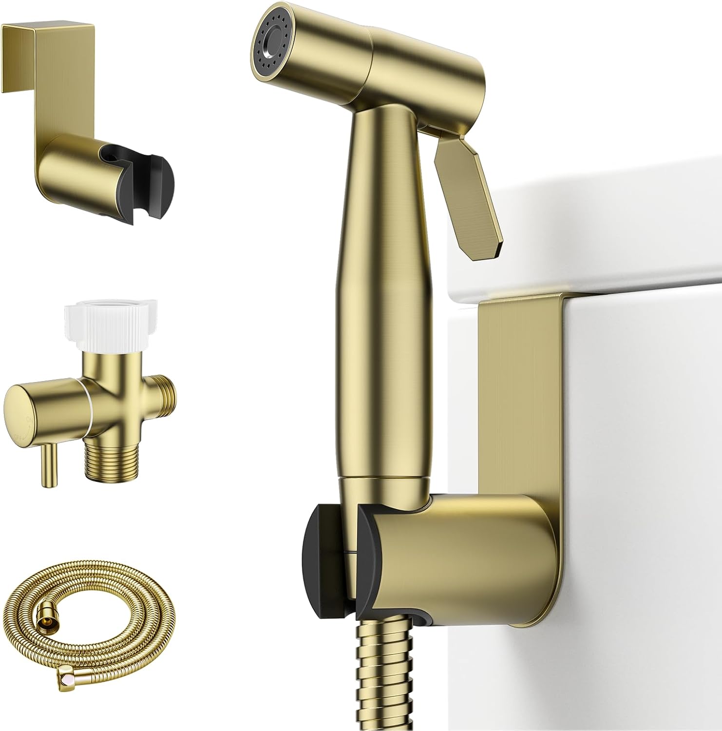 Arofa Gold Handheld Bidet Sprayer for Effective Personal Hygiene