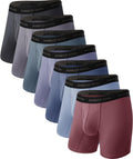 BAMBOO COOL Men's Ultra ComfortSoft Boxer Briefs - Moisture Wicking 5%