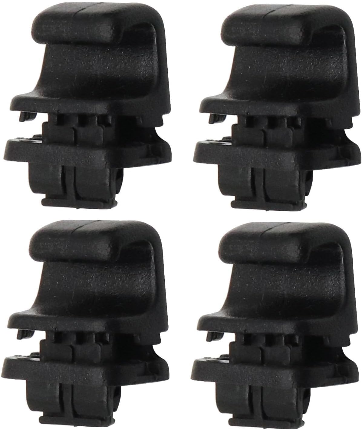 Hassle-Free Rear Door Curtain Hooks x4