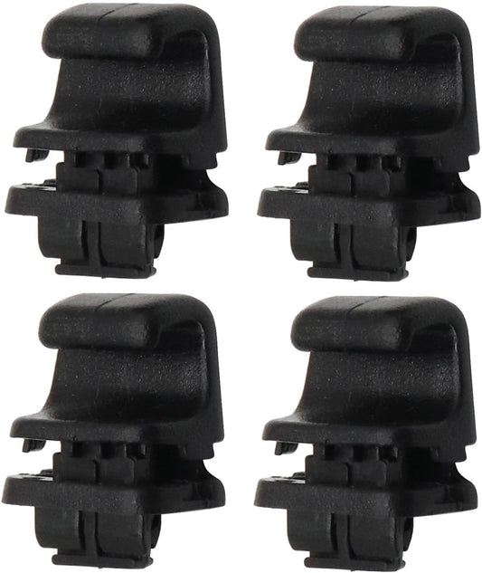 Hassle-Free Rear Door Curtain Hooks x4