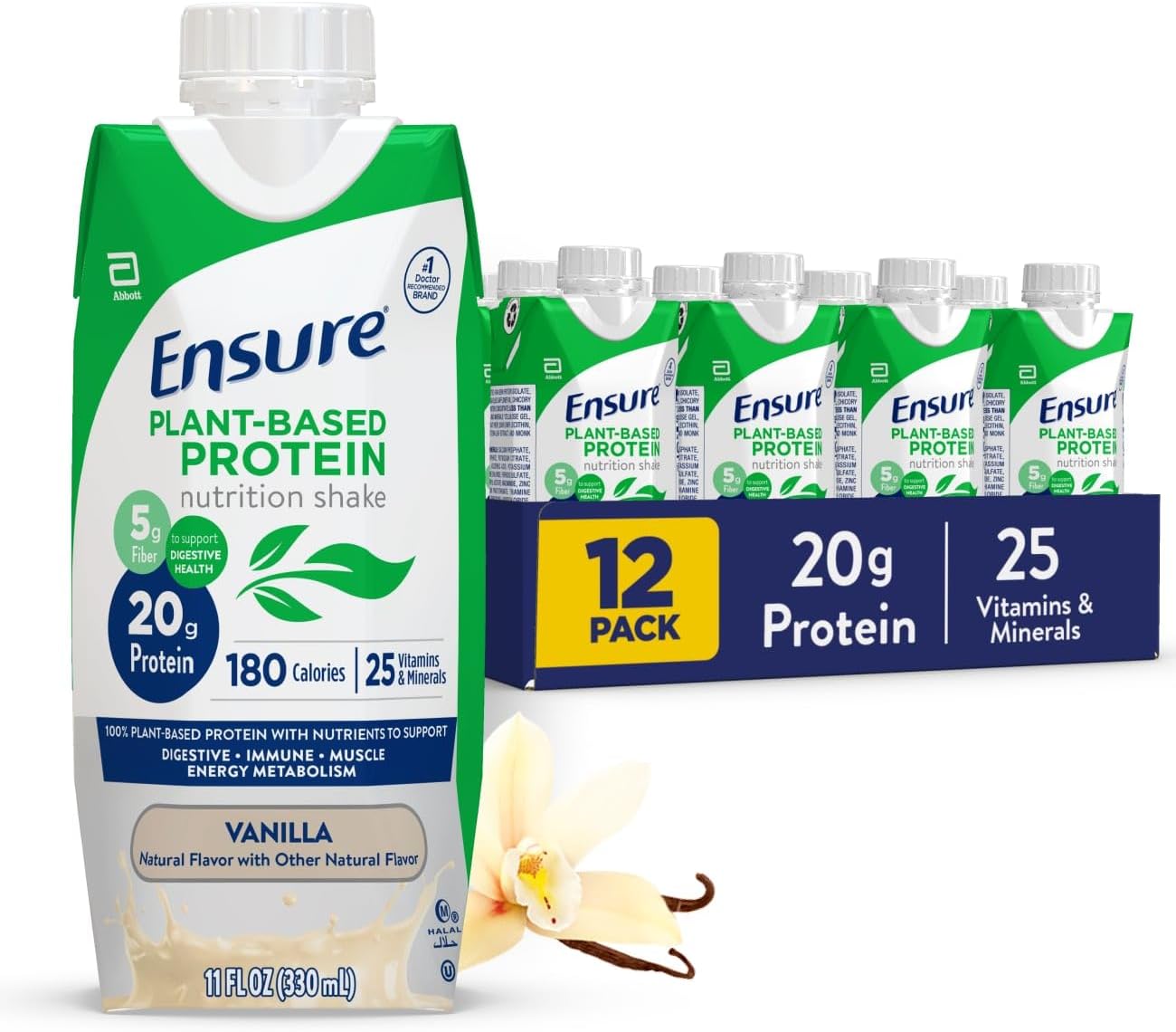 Ensure Plant-Based Vegan Protein Vanilla Nutrition Shake Review