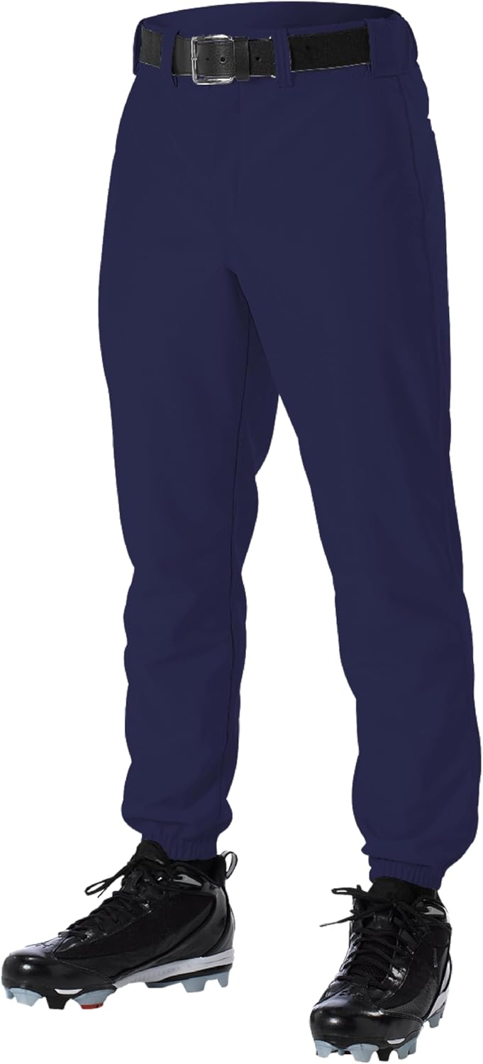 Alleson Athletic Boys' Elastic Bottom Baseball Pants for Comfort
