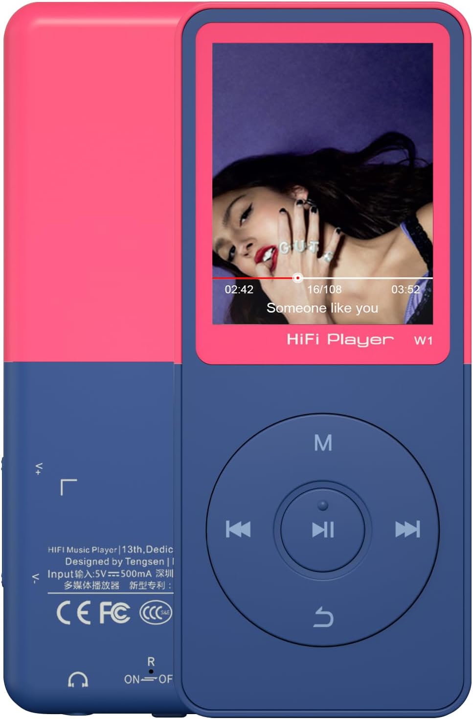 Bluetooth Mp3 Player with 50 Hours Playback and More Features