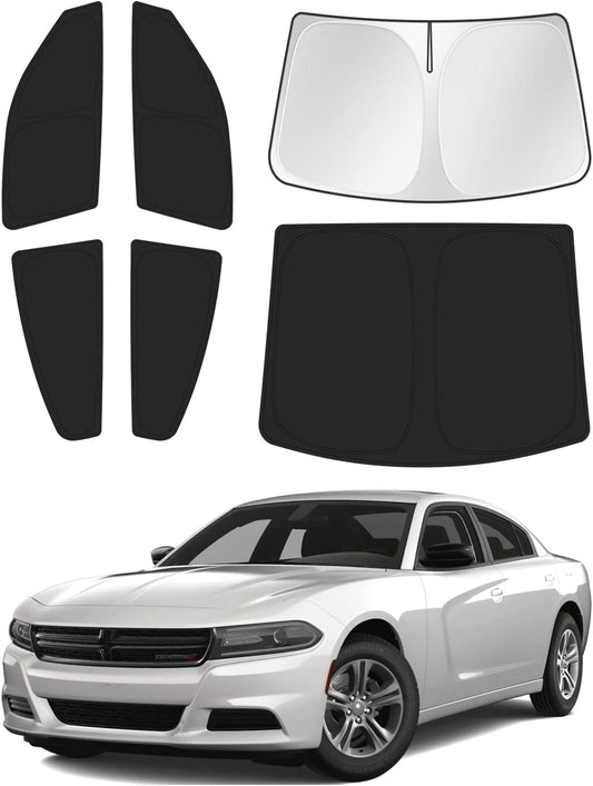 Windshield Sun Shade for Dodge Charger 2011-2024 Keeps Cool