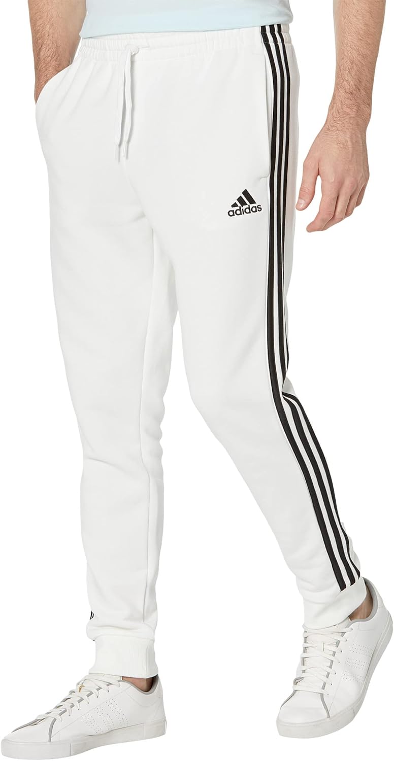 adidas Men's Essentials Fleece Tapered Cuff Pants for Comfort