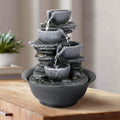 10.6inch Rock Indoor Water Fountain Zen Meditation Tabletop Fountain