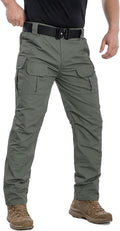 NAVEKULL Men's Outdoor Tactical Pants Rip Stop Lightweight Waterproof