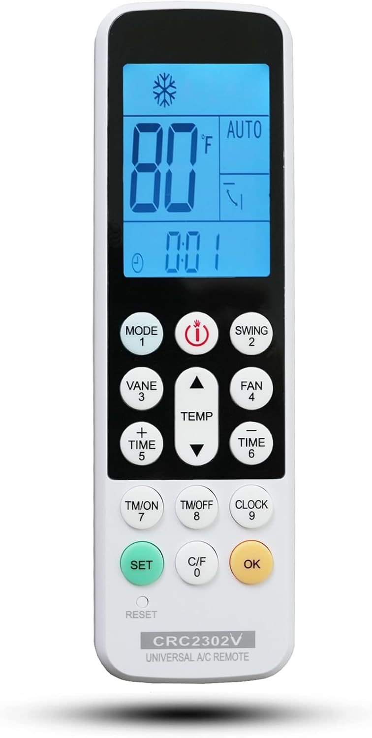 Universal AC Remote Control - Compatible with 100+ Brands!