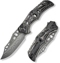 CIVIVI Pocket Knife with Damascus Blade and Lightweight Design