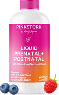 Liquid Prenatal Vitamins Berry Flavor - Efficient Absorption & Whole