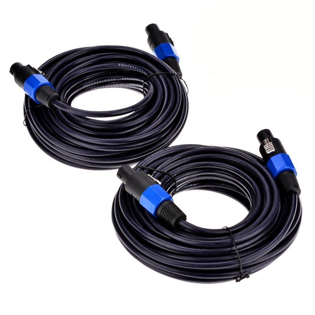 Professional 50 ft Speakon to Speakon Cables for DJs and Musicians