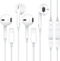Apple Earbuds with Lightning Connector 2Pack - Wired iPhone Earphones