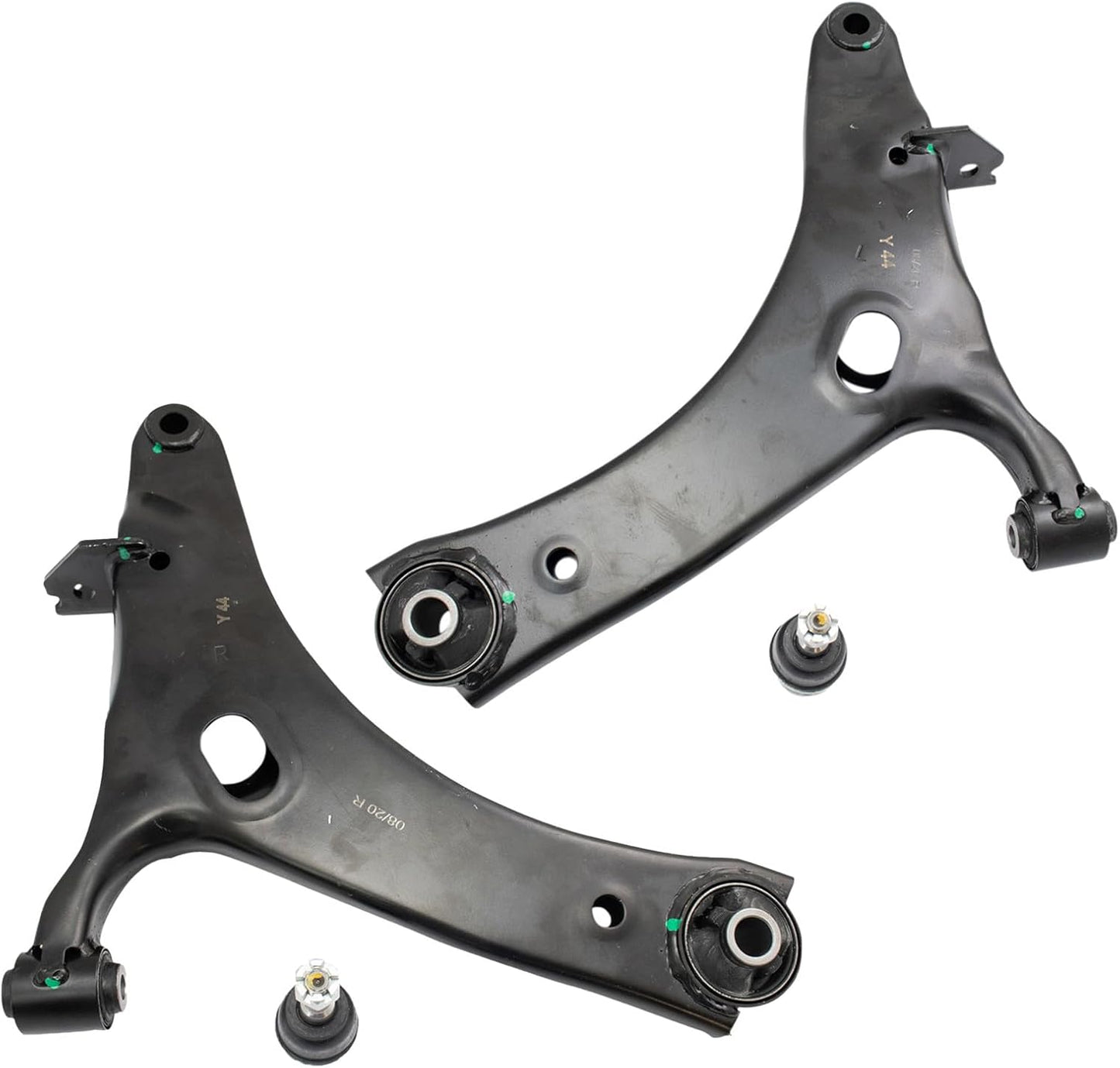 TRQ Front Left and Right Lower Control Arm Set for Subaru XV