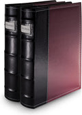 DVD Storage Binder Classic Set - 2-Pack Burgundy - Holds up to 96