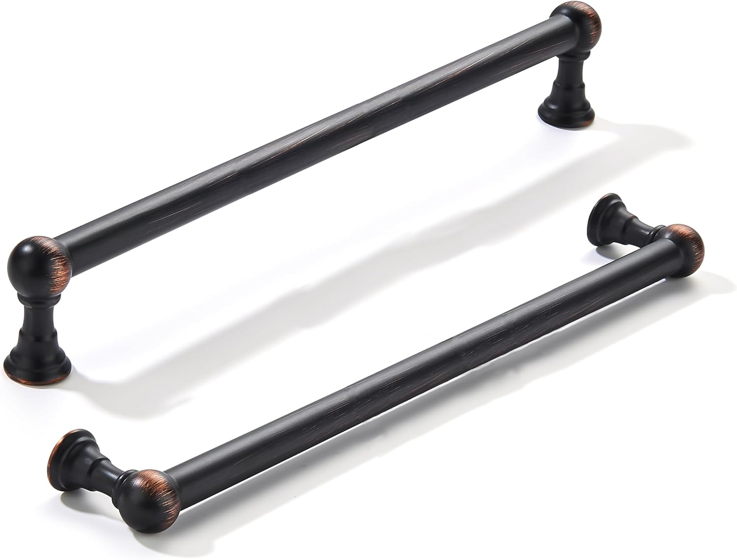 8 Inch Hole Center Oil Rubbed Bronze Cabinet Pulls - 10 Pack