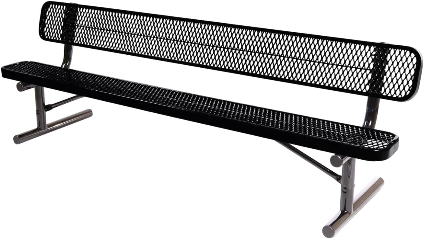 Coated Outdoor Furniture Heavy-Duty Portable Bench for All Settings