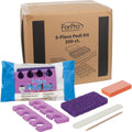 ForPro 5-Piece Pedi Kit, 200 Count - Individually Packed Professional