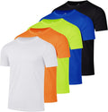 Youth Dry-Fit Active T-Shirt 5 Pack - Performance Tees for Boys