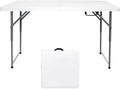 Folding Table 4/6/8 Foot Adjustable Height Foldable Table - Portable