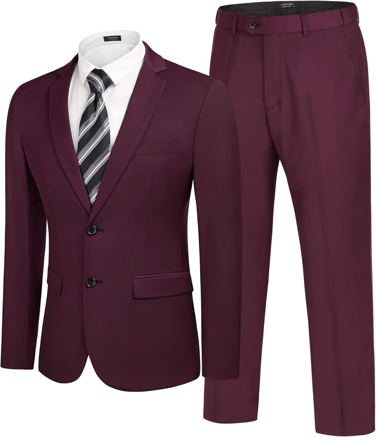 COOFANDY Men's 2 Piece Suits for Weddings and Business Events
