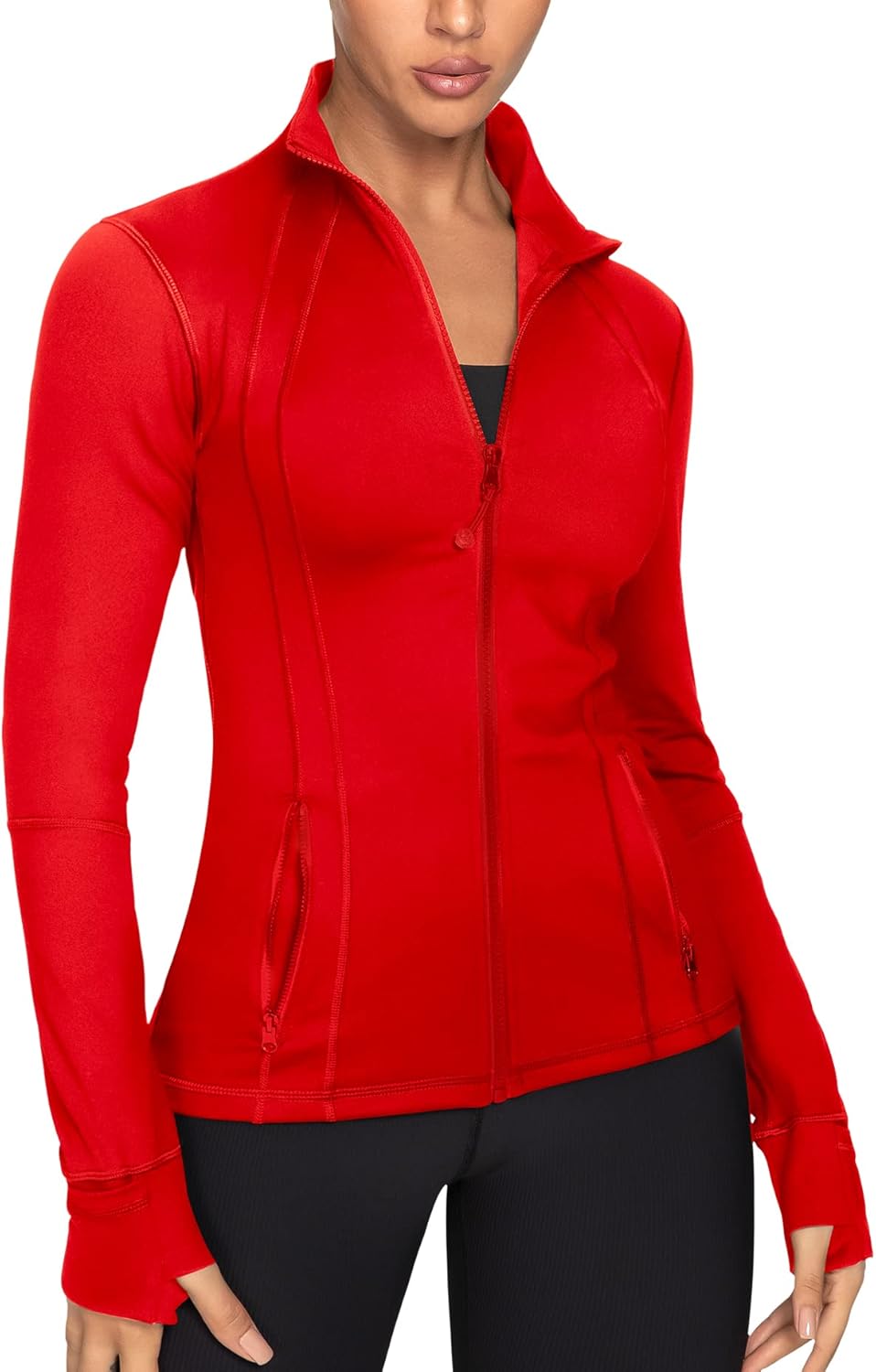 Lightweight Running Jackets for Women - GYM RAINBOW Slim Fit