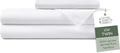 Twin Viscose from Bamboo Sheet Set - 3 Piece Silky White