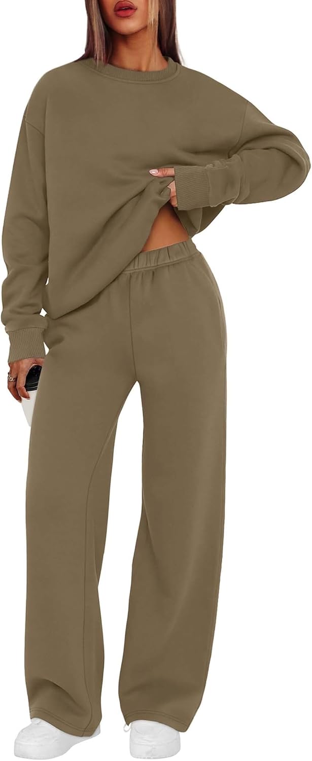 XIEERDUO Sweatsuits Women 2 Piece Outfit for Fall Fashion