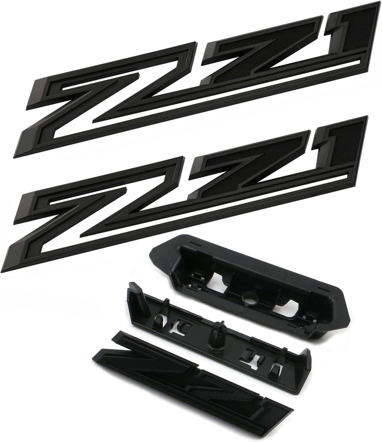 Set of 3 OEM Side Decals Emblems & Grille Z71 Badges for Silverado