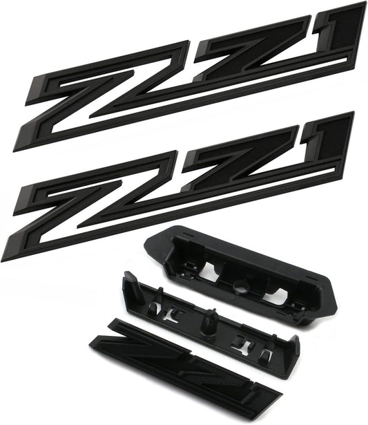 Set of 3 OEM Side Decals Emblems & Grille Z71 Badges for Silverado