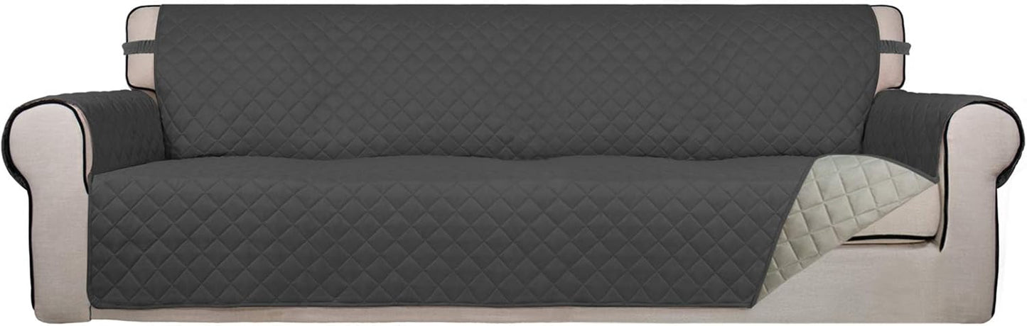 PureFit Reversible Quilted Sofa Cover for Pets and Kids