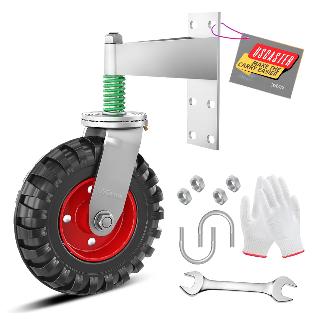 6inch Heavy Duty Fence Gate Wheel with 360 Degree Rotation