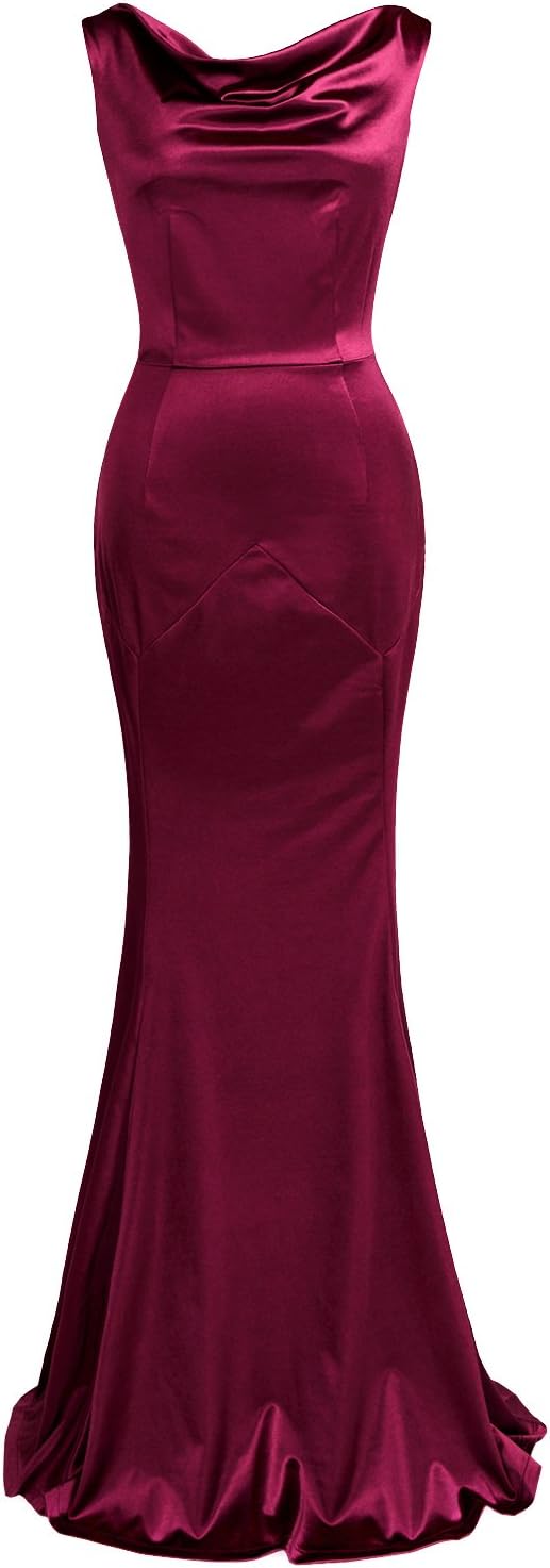 Elegant Mermaid Sleeveless Gowns for Formal Evening Events