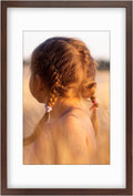 16x24 Picture Frame with Mat for 12x18 Photos - Brown Gallery Frame