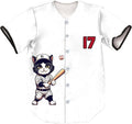 5/17/50 Stripes Baseball Jersey Short Sleeve Button Shirt - Breathable