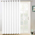 Yakamok Pure White Extra Wide Blackout Curtain Panel - Room Darkening