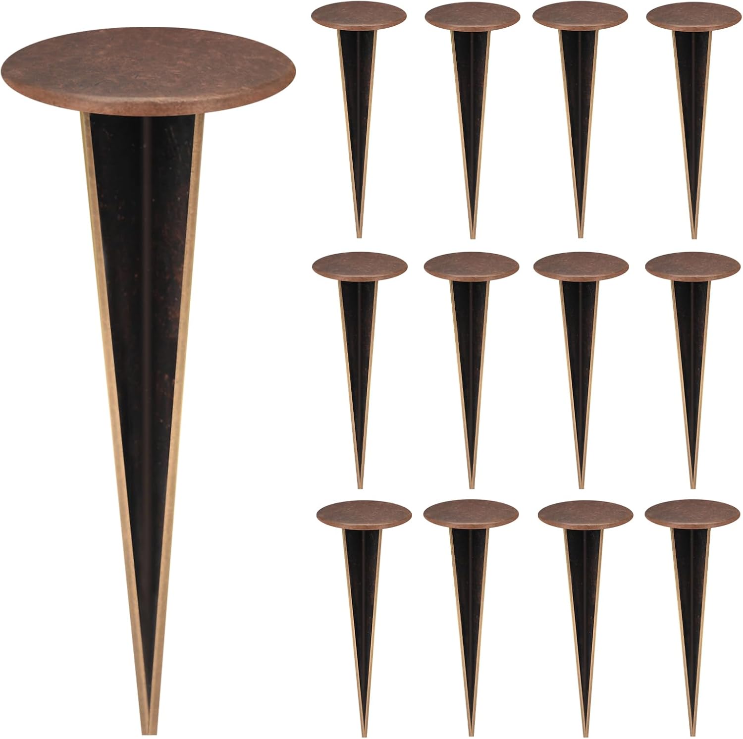 12 Pack Permanent Property Line Markers for Accurate Positioning