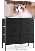 Sweetcrispy Dresser for Bedroom with 6 Storage Drawers and More