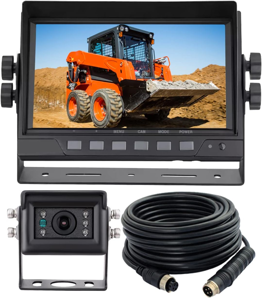 7in 1080P AHD Wired Reverse Rear View Backup Camera System