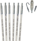 Klein Tools 56430 Glow Fish Rod Set, Wire Puller 30-Foot - Mid Flex
