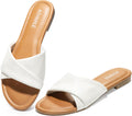 Sandals Women Dressy Flat Slides Comfortable Summer Beach - Size 6-11