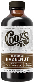 Pure Hazelnut Flavor Extract - Intense, Baking-Ready 16 oz