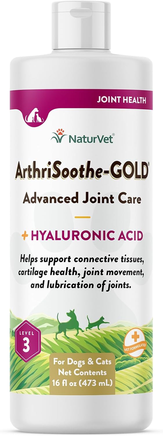NaturVet ArthriSoothe Gold Liquid for Advanced Joint Care