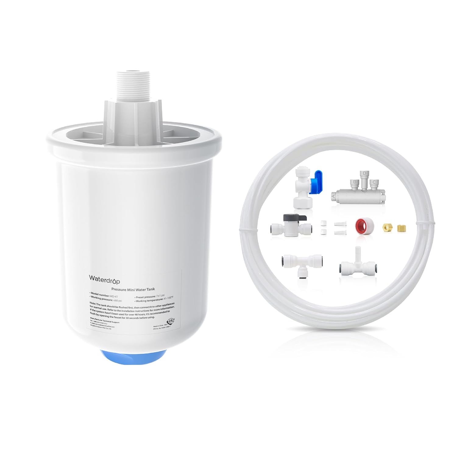 Waterdrop WD-XT Small Water Pressure Tank for RO Systems