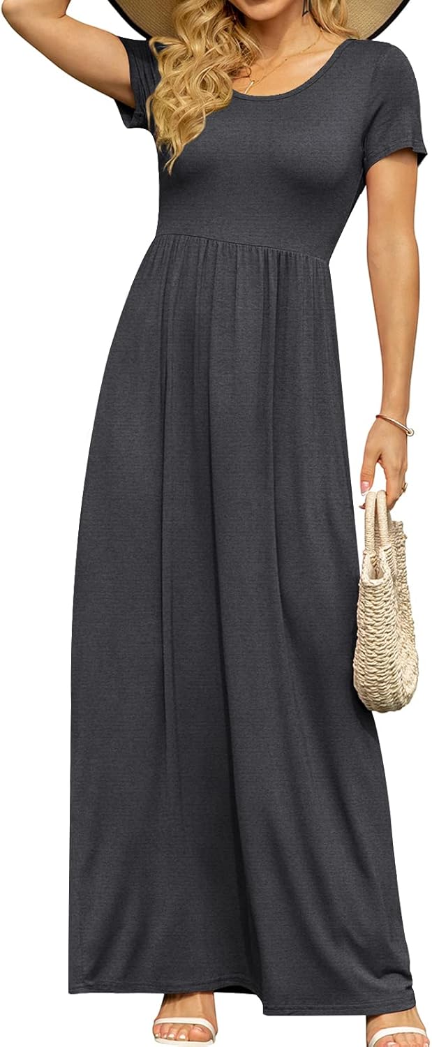 DB MOON Womens Summer Maxi Dresses with Pockets for Every Occasion