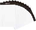 Narrow Ruled Lined Writing Note Pad 5 x 8 in - 12-Pack