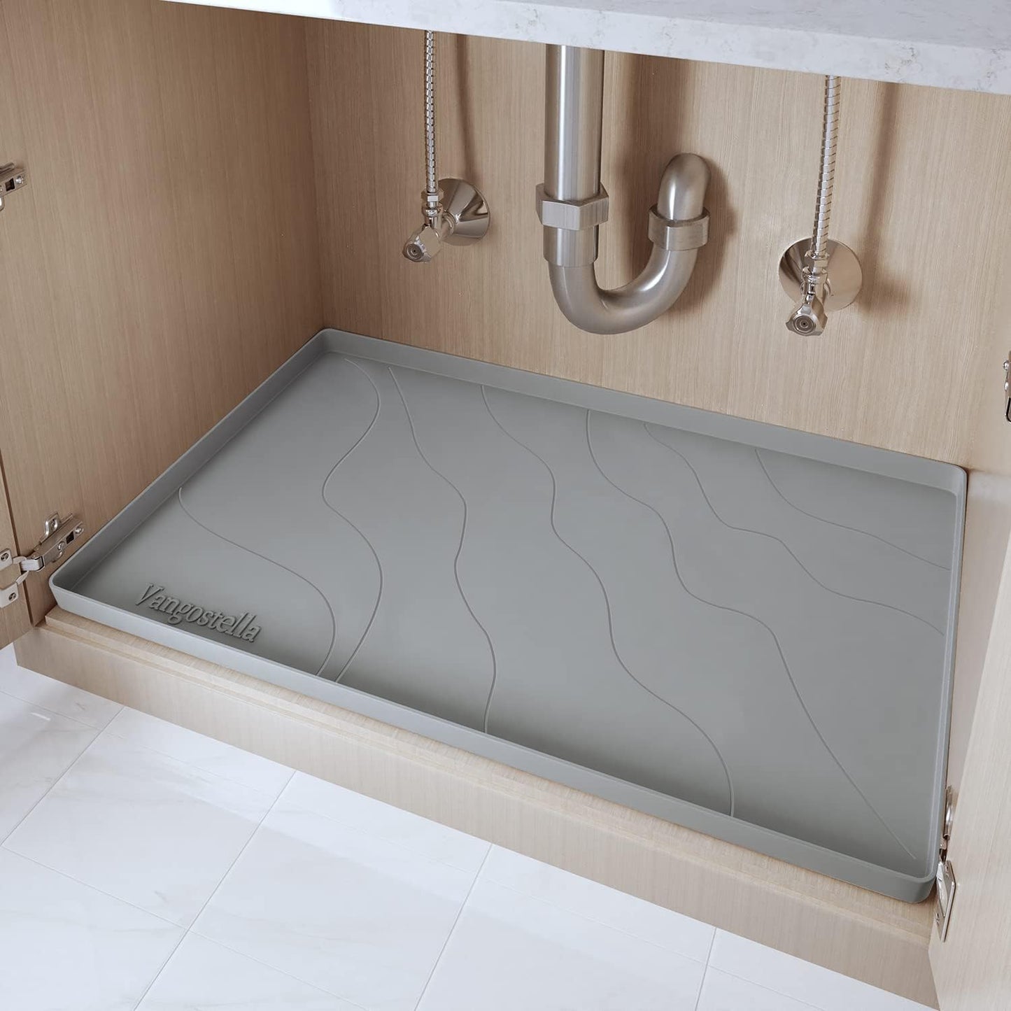 Premium Under Sink Mat for Kitchen - Waterproof and Non-Slip