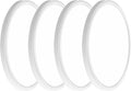 3200lm LED Flush Mount Ceiling Light 12in 4PACK - Super Slim 5000K