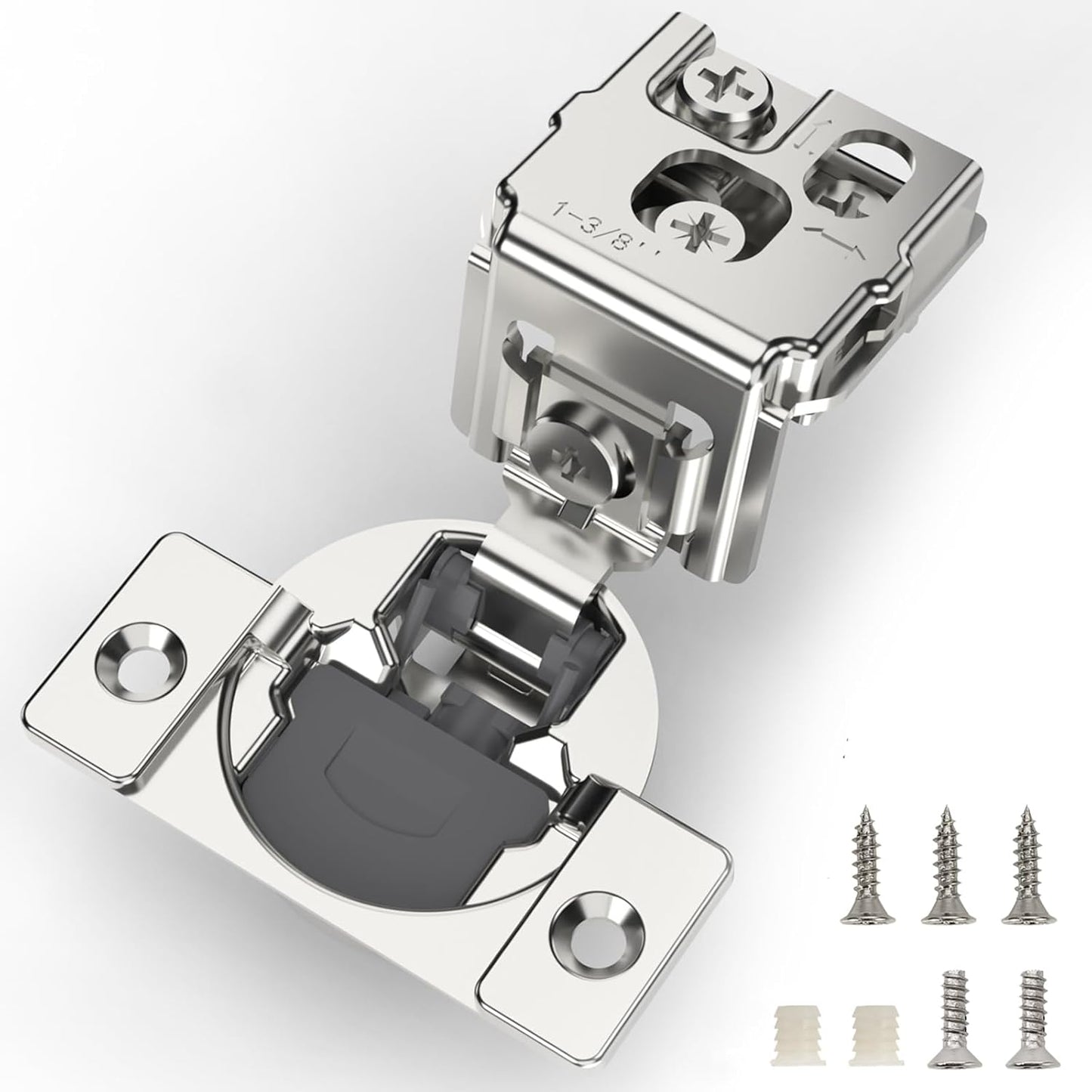 Furniware 20 Pieces Soft Close Cabinet Hinges for Face Frame